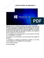 Manual Instruccional de Windows 10