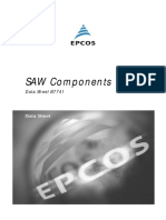 SAW Components: Data Sheet B7741
