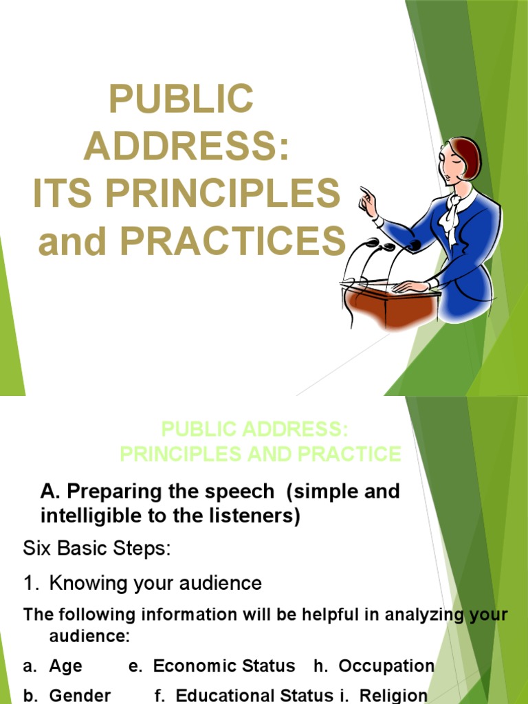 Public Address: Its Principles and Practices | PDF | Fear | Semiotics
