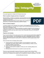 Academic Integrity PDF