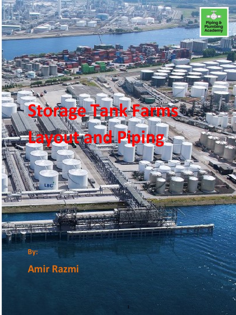 Tank Farm Layout and Piping Guide | PDF | Roof | Concrete