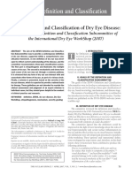 DEWS 2007 Dry Eye Classification