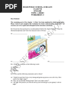 Delhi Public School, Gurgaon Class Vii English Topic: A Hero Worksheet: 5