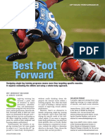 Best Foot Forward: Optimum Performance