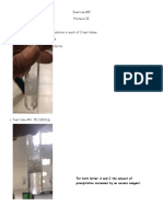 B. Test Tube #2-1% Hgci - Sir Forgot To Bring The Solution.: A. Salts of Heavy Metals