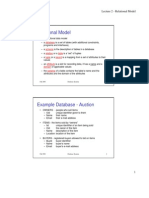 Lecture 2 - Relational Model