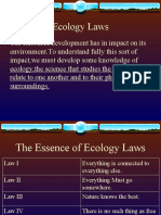 Four Laws of Ecology