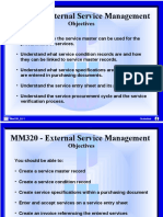 MM320 - External Service Management: Objectives