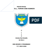 Makalah Biologi - Stem Cell (Sel Punca), Tumor, Dan Kanker