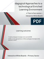 Pedagogical Approaches To A Technological Enriched Learning Environment