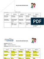 ROL DE CLASES VIRTUALES 2020 3 Años