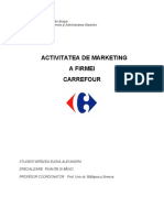 Activitatea de Marketing A Firmei Carrefour