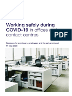 Working Safely During COVID-19 in Offices and Contact Centres