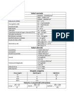 Fizio - Valori Normale Si Alterate