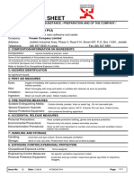 SAFETY DATA SHEET for NITOBOND PVA