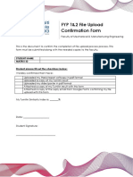 Form G - File Upload Confirmation Form