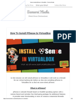 How To Install Pfsense in VirtualBox - Samurai Hacks