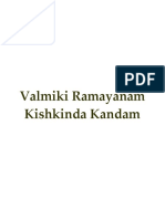 Valmiki Ramayanam - Kishkinda Kandam Summary