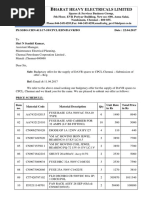 Offer For DAVR Spares PDF