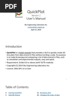 Quickplot: User'S Manual