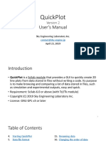 Quickplot: User'S Manual