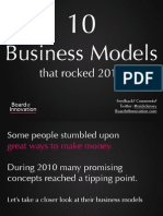 10 Business Models That Rocked 2010