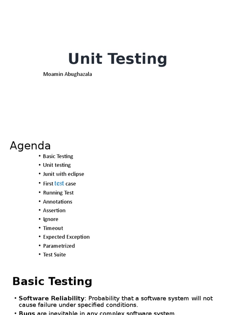 Unit Testing with JUnit in Eclipse | PDF | Software Testing | Unit Testing