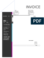 Invoice: Thank You For Your Business!