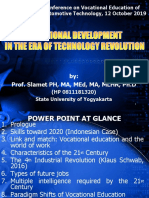 Vocational Development in The Era of Technology Revolution (12 Oktober 2019, Ico Vemat)