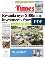 Rwanda Eyes $100m in Investments From China: Times