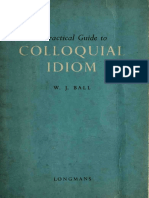 A Practical Guide To Colloquial - BALL, Wilson James