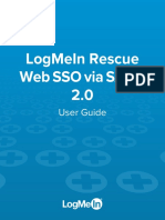 Logmein Rescue Web Sso Via Saml 2.0: User Guide