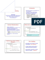 Exceptions: An OO Way For Handling Errors I Ntroduction: Without Error Handling - Example 1