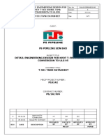 Ps Pipeline SDN BHD: Detail Engineering Design For KVDT T-501 Diesel Tank Conversion To Ulg95 T-501 Tank Datasheet