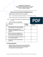 Minimalcriterafor Dental Swpecialites PDF