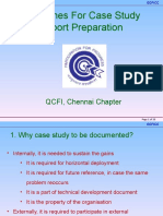 Guide to Preparing Quality Case Study Reports