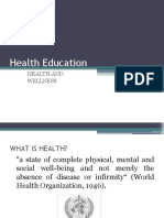 Q1 Health Ed. 9 (Health & Wellness)