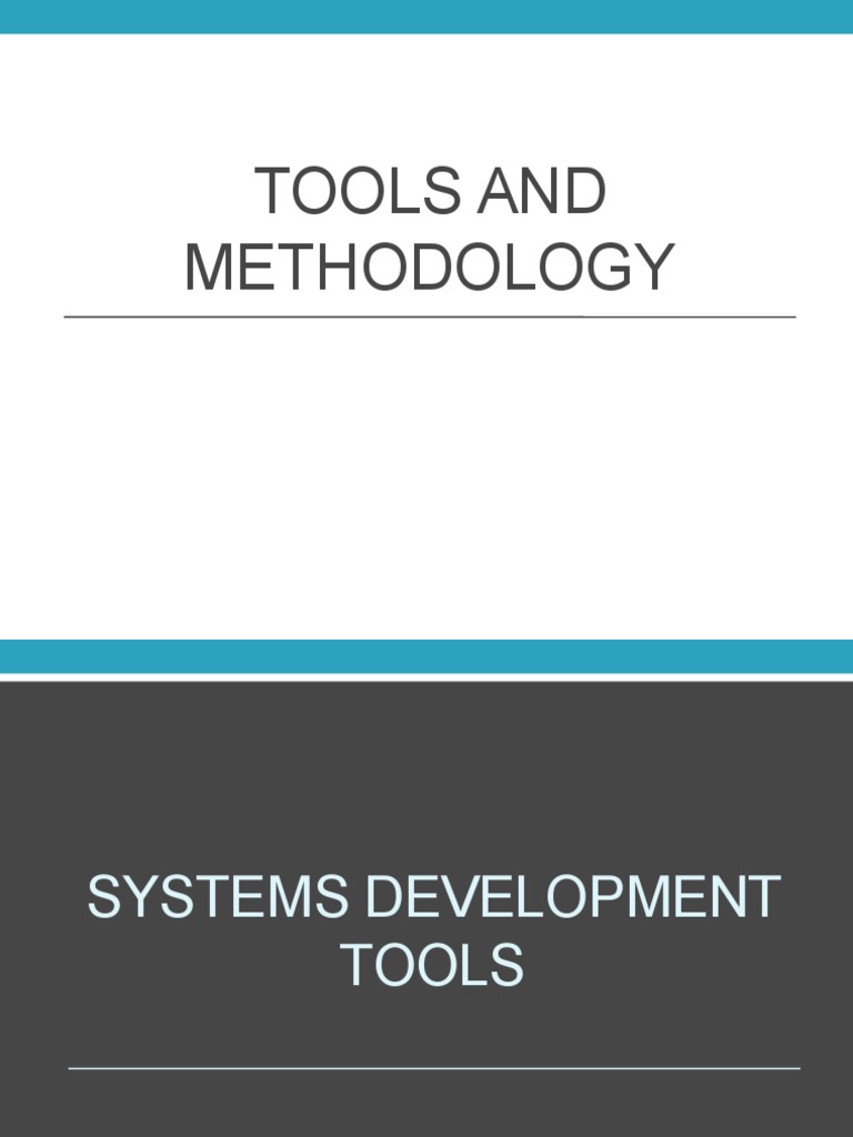 Systems Development Tools & Methods | PDF | Software Prototyping ...
