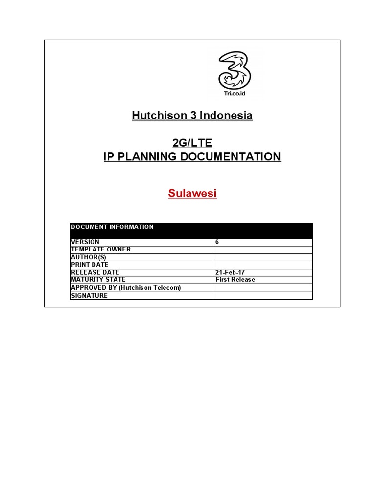 H3I - SRAN - Sulawesi - IPPLAN - v3.2 20200515 - Validasi 15 Mei | PDF |  Radio Resource Management | Wide Area Network