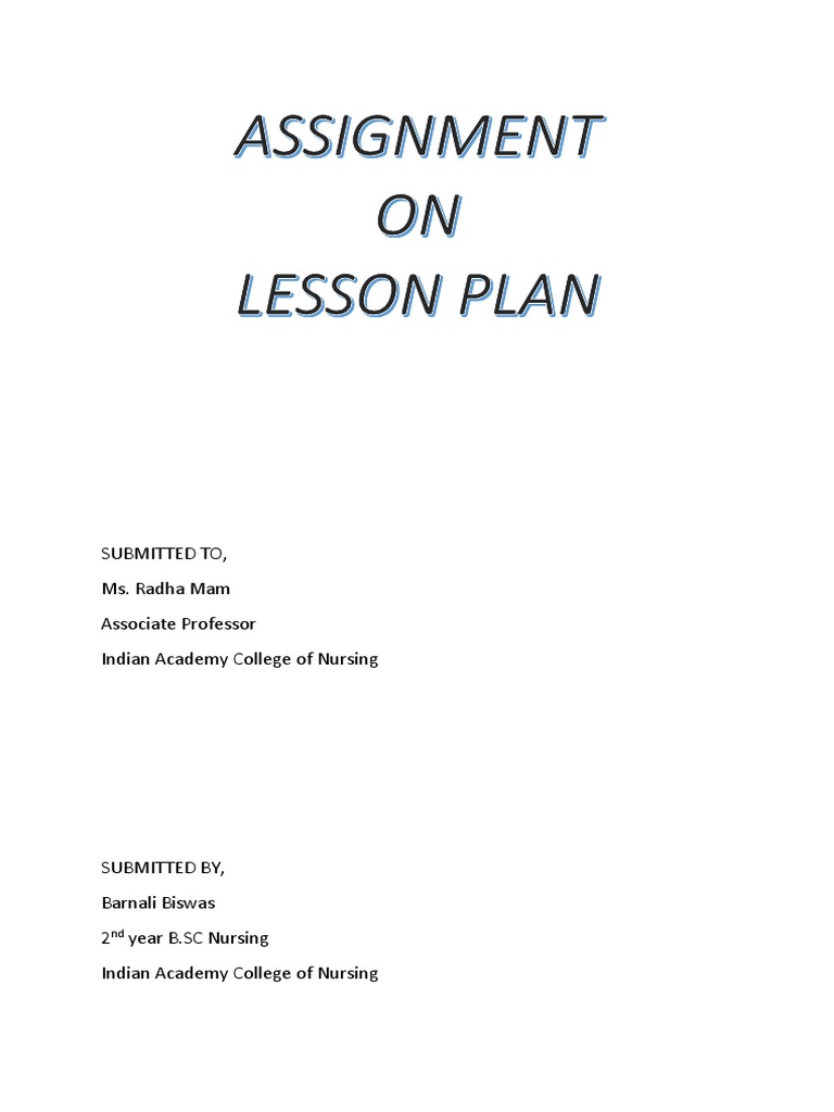 Overview of Lesson Planning Essentials | PDF | Lesson Plan | Teaching ...