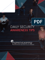 2018 Calendar 365 Security Awareness Tips