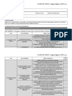 Plano de curso de Língua Inglesa para o 7o ano