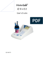 Radiometer MeterLab ION 450 - User Guide