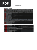 Api Example 1: Vulnerability Type: Api Request's Response Leakage. Screenshot of Component