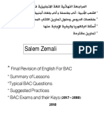 المراجعة النهائية للغة الانجليزية في البكالوريا الشعب الأدبية PDF