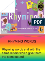 Rhyming Words