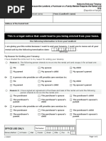 Queensland Notice to Leave (Form 12) | PDF | Lease | Leasehold Estate