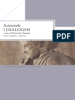 Aristotele - I Dialoghi. Testo Greco A Fronte (2013)