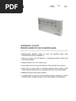 Siemens Cc62P: Detection System For Toxic & Explosive Gases