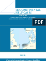 North Sea Continental Shelf Cases